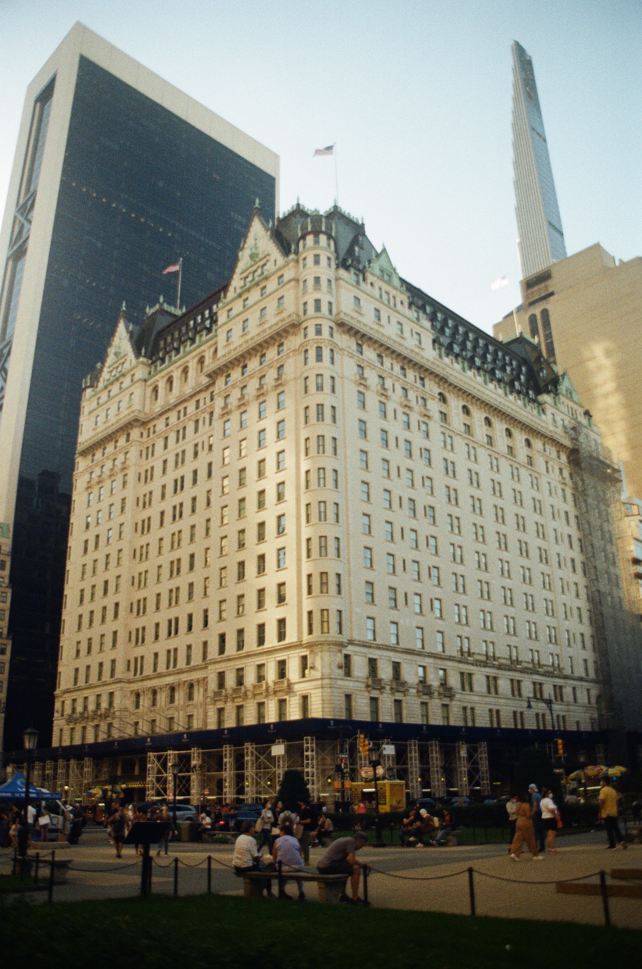 the plaza hotel in new york city shot on film